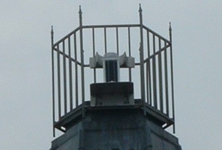 Rear Leading light on Pumping Station cupola 2005