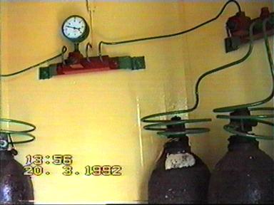 Gas Bottles and Gauge 1992